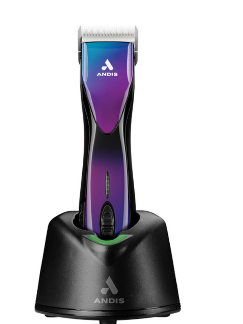 Andis ZRII Cordless Pet Grooming Clippers in Iridescent Purple/Blue